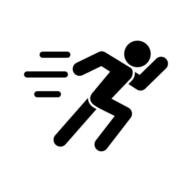 Icono persona corriendo